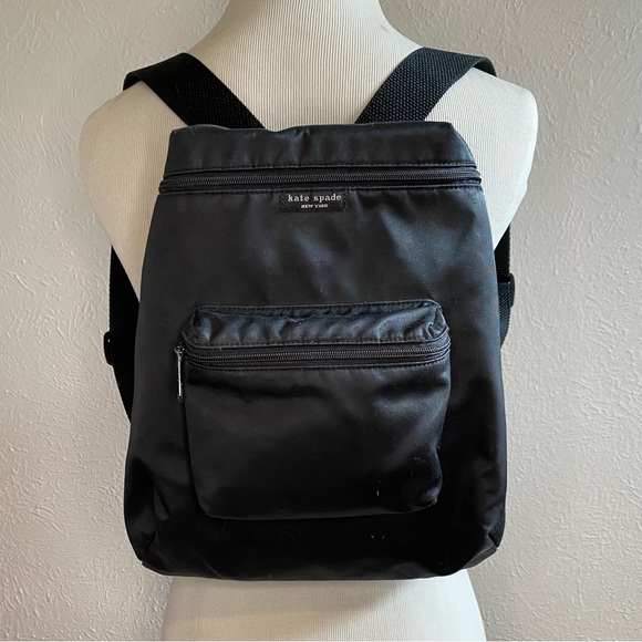 Kate Spade Vinyl Mini Backpack with two pockets - Picture 8 of 8